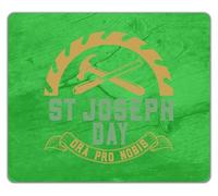 Shopagift St Joseph Day Ora Pro Nobis Mouse Mat Pad 24cm x 19cm