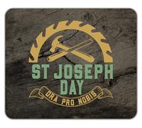 Shopagift St Joseph Day Ora Pro Nobis Mouse Mat Pad 24cm x 19cm