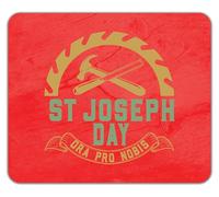 Shopagift St Joseph Day Ora Pro Nobis Mouse Mat Pad 24cm x 19cm