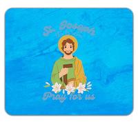 Shopagift St Joseph The Worker Pray for Us Mouse Mat Pad 24cm x 19cm