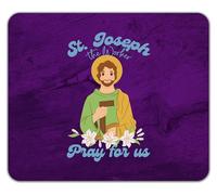 Shopagift St Joseph The Worker Pray for Us Mouse Mat Pad 24cm x 19cm