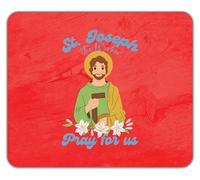 Shopagift St Joseph The Worker Pray for Us Mouse Mat Pad 24cm x 19cm