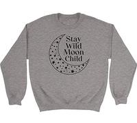 Shopagift Stay Wild Moon Child Stars Kids Childrens Jumper Sweatshirt Gift