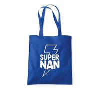 Shopagift Super Nan Superhero Hero Legend Mighty Grandma Tote Shopping Beach Bag 10 Litres Capacity - 42cm x 38cm