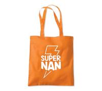 Shopagift Super Nan Superhero Hero Legend Mighty Grandma Tote Shopping Beach Bag 10 Litres Capacity - 42cm x 38cm