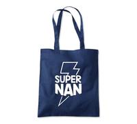 Shopagift Super Nan Superhero Hero Legend Mighty Grandma Tote Shopping Beach Bag 10 Litres Capacity - 42cm x 38cm