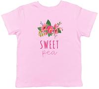 Shopagift Sweet Pea Childrens Kids T-Shirt Light Pink