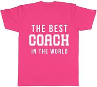 Shopagift The Best Coach in The World T-Shirt Pink