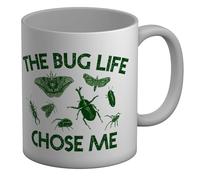 Shopagift The Bug Life Chose Me Funny Insect Lover Mug White 11oz Large Ceramic Cup