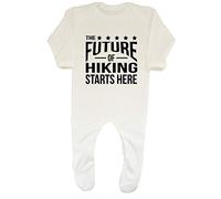 Shopagift The Future of Hiking Starts Here Baby Romper White