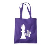 Shopagift The King Chess Checkmate Tote Shopping Beach Bag 10 Litres Capacity - 42cm x 38cm