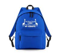 Shopagift The More People I Meet The More I Love My Giraffe Backpack Rucksack 18 Litres Capacity - 42cm x 31cm x 21cm