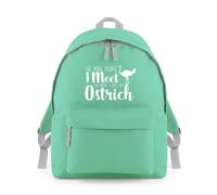 Shopagift The More People I Meet The More I Love Ostrich Backpack Rucksack 18 Litres Capacity - 42cm x 31cm x 21cm