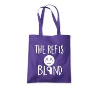 Shopagift The Ref Is Blind Funny Referee Tote Shopping Beach Bag 10 Litres Capacity - 42cm x 38cm