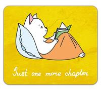 Shopagift The Tiger Who Came to Read Book Day Reading Mouse Mat Pad 24cm x 19cm