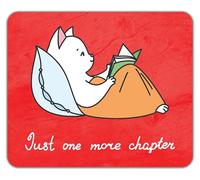 Shopagift The Tiger Who Came to Read Book Day Reading Mouse Mat Pad 24cm x 19cm