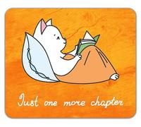 Shopagift The Tiger Who Came to Read Book Day Reading Mouse Mat Pad 24cm x 19cm