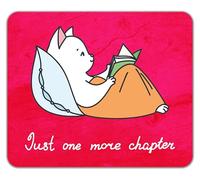 Shopagift The Tiger Who Came to Read Book Day Reading Mouse Mat Pad 24cm x 19cm