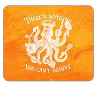 Shopagift There's Nothing You Can't Handle Octopus Chef Mouse Mat Pad 24cm x 19cm