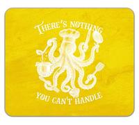 Shopagift There's Nothing You Can't Handle Octopus Chef Mouse Mat Pad 24cm x 19cm