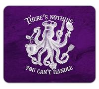 Shopagift There's Nothing You Can't Handle Octopus Chef Mouse Mat Pad 24cm x 19cm