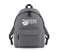 Shopagift They Just Dug me up Today Funny Fossil Dinosaur Backpack Rucksack 18 Litres Capacity - 42cm x 31cm x 21cm