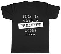 Shopagift This is What a Feminist Looks Like T-Shirt Black