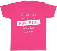 Shopagift This is What a Feminist Looks Like T-Shirt Pink