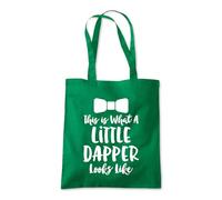 Shopagift This is What a Little Dapper Looks Like Tote Shopping Beach Bag 10 Litres Capacity - 42cm x 38cm