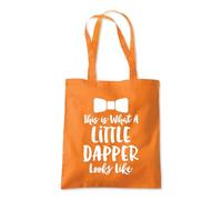 Shopagift This is What a Little Dapper Looks Like Tote Shopping Beach Bag 10 Litres Capacity - 42cm x 38cm