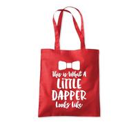 Shopagift This is What a Little Dapper Looks Like Tote Shopping Beach Bag 10 Litres Capacity - 42cm x 38cm