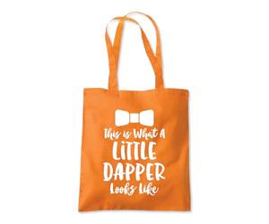 Shopagift This is What a Little Dapper Looks Like Tote Shopping Beach Bag 10 Litres Capacity - 42cm x 38cm