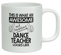 Shopagift This is what an Awesome and Amazing Dance Teacher Looks Like White 10oz Novelty Gift Mug Cup