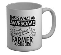 Shopagift This is What an Awesome and Amazing Farmer Looks Like White 11oz Large Mug Cup