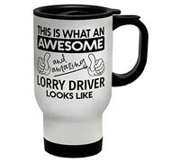 Shopagift This is What an Awesome and Amazing Lorry Driver Looks Like Travel Mug Cup