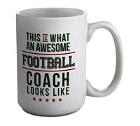 Shopagift This is What an Awesome Football Coach Looks Like Sport White 15oz Large Mug Cup