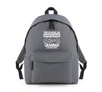 Shopagift This is what an Awesome Grandad Looks Like Backpack Rucksack 18 Litres Capacity - 42cm x 31cm x 21cm