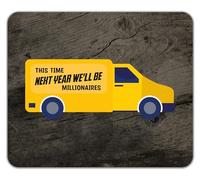 Shopagift This Time Next Year We'll Be Millionaires Mouse Mat Pad Funny 24cm x 19cm