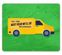 Shopagift This Time Next Year We'll Be Millionaires Mouse Mat Pad Funny 24cm x 19cm