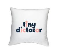 Shopagift Tiny Dictator Funny Joke Leader Boss Manager Cushion Bedroom Lounge Accessory - 40cm x 40cm