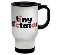 Shopagift Tiny Dictator Funny Joke Leader Boss Manager Travel Mug Stainless Steel 14oz Cup