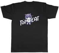 Shopagift Top Cat Mens T-Shirt Powerful Leader of The Pack Tee