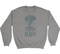Shopagift Tornado Ready Kids Sweatshirt Weather Storm Hurricane Jumper Boys Girls