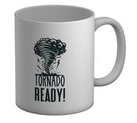 Shopagift Tornado Ready Mug Weather Storm Hurricane White 11oz Large Ceramic Cup