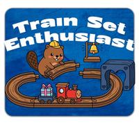 Shopagift Train Set Enthusiast Model Railways Mouse Mat Pad 24cm x 19cm
