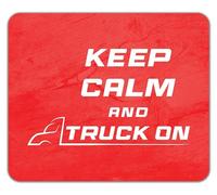 Shopagift Trucker Trucking Mouse Mat Pad Keep Calm and Truck On 24cm x 19cm
