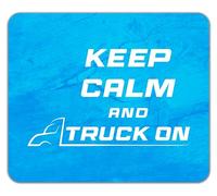 Shopagift Trucker Trucking Mouse Mat Pad Keep Calm and Truck On 24cm x 19cm