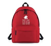 Shopagift True Love Just Like Two Pieces Joined Together Backpack Rucksack 18 Litres Capacity - 42cm x 31cm x 21cm