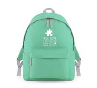 Shopagift True Love Just Like Two Pieces Joined Together Backpack Rucksack 18 Litres Capacity - 42cm x 31cm x 21cm
