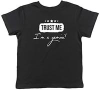 Shopagift Trust me I'm a Gemini Childrens Kids T-Shirt Gift Black